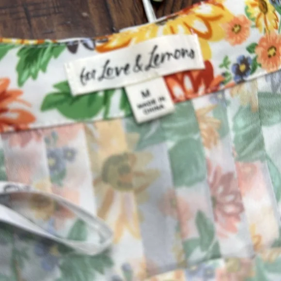 FOR LOVE AND LEMONS Rosalyn Crop Top & Mini Skirt Set - Picture 13 of 16